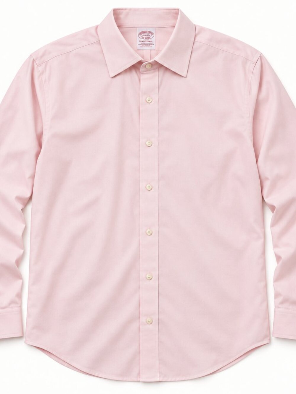 Brooks Brothers Pink Check Dress Shirt 18.5